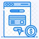Online Transaction Banking Website Financial Web Icon