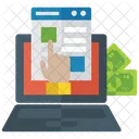 Online Payment Online Order Worldwide Payment Icon