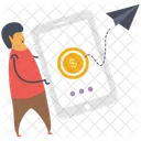 Online Transaction  Icon