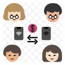 Online Transaction Family Parents Icon