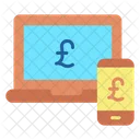 Mmonetizing Online Transfer Pound Transfer Icon