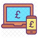 Mmonetizing Online Transfer Pound Transfer Icon