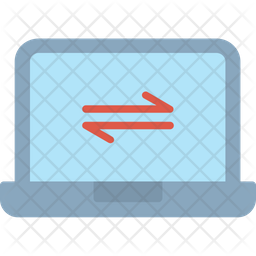 Online Transfer Icon - Download in Flat Style