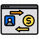 Online Transfer  Icon