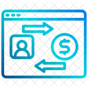 Online Transfer  Icon