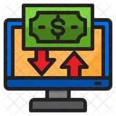 Online Transfer Money Transfer Cash Computer Icon