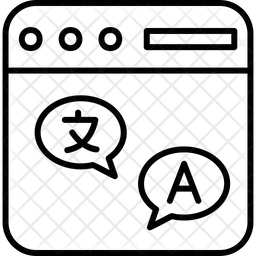 온라인 번역  아이콘