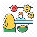 Online-Treffen  Symbol