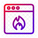 Web Viral Fire Icon