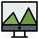 Online Triangle Chart  Icon