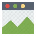 Online Triangle Chart Online Analysis Online Analytics Icon