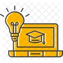 Online Tuition Lifelong Learning Icon E Learning Icon