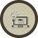 Online Tuition Lifelong Learning Icon E Learning Icon