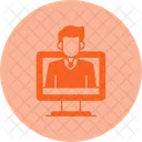 Online Tutoring Lifelong Learning Icon E Learning Icon