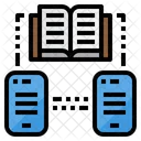 Smartphone Buch Lektion Symbol