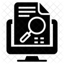 Untersuchungsbericht Analysebericht Online Analyse Symbol