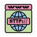 オンライン、URL、エンコーダー アイコン
