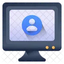 Online User Computer User Online Profile Icon