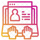 Online User Profile  Icon