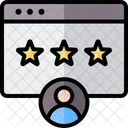 Online User Rating  Icon