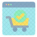 Online Verify Shopping Online Shopping Shopping Website Icon