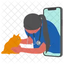 Online Vet Online Doctor Online Consultant Icon