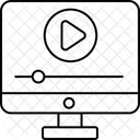 Vermogenswert Online Video Computer Symbol