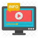 Online Video Video Streaming Play Video Icon