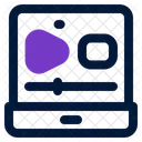 Online Video Streaming Playback Icon