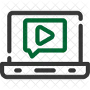 Online Course Internet Based Icon