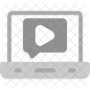 Online Course Internet Based Icon