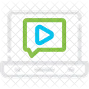 Online Course Internet Based Icon