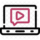 Online Course Internet Based Icon