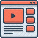 Online Video Youtube Icon