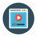 Video Tutorial Webpage Icon