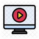 Video Play Lcd Icon