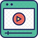 온라인 비디오  아이콘