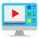 Video Player Screen Icon