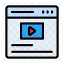 Online Video Video Browser Icon