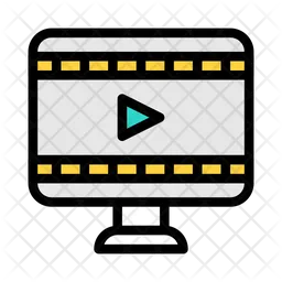 Online Video  Icon