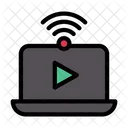 Online Video Video Wifi Video Icon