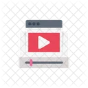 Video Webpage Media Icon
