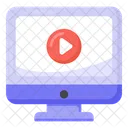 Online Video Live Video Live Streaming Icon