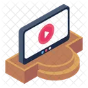 Online Movie Online Video Video Streaming Icon