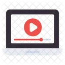 Online Video Play Video Media Play Icon
