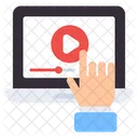 Online Video Internet Video Media Player Icon