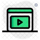 Online Video Internet Video Video Player Icon
