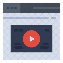 Online Video  Icon