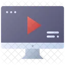 Online Video Video Player Video Streaming Icon