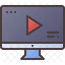 Online Video Video Player Video Streaming Icon